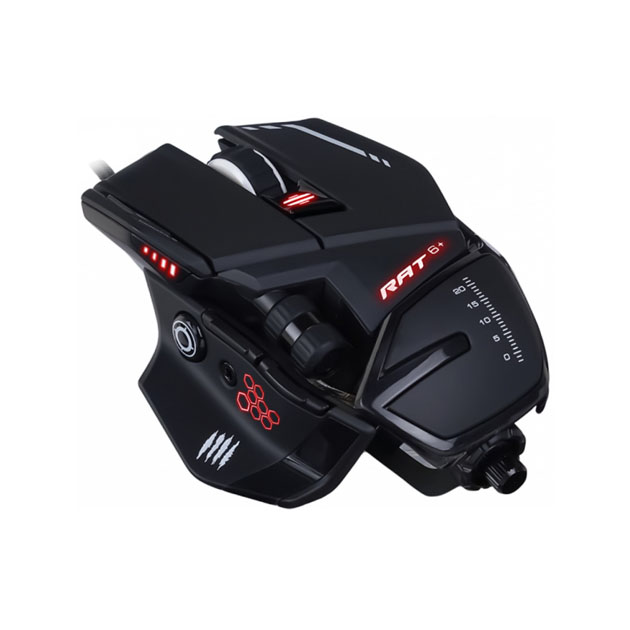 Игровая мышь чёрная Mad Catz  R.A.T. 6+