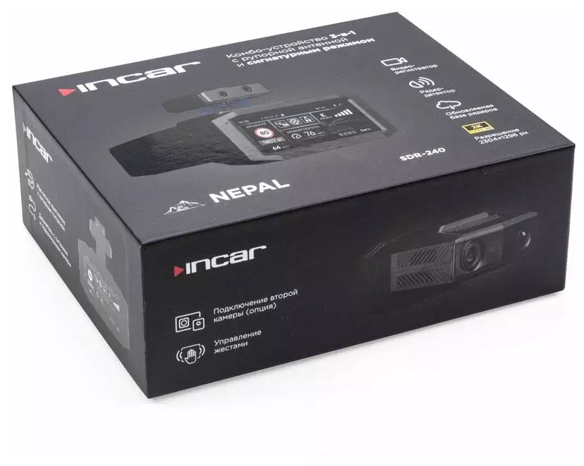 Видеорегистратор с радар-детектором Incar SDR-240 GPS