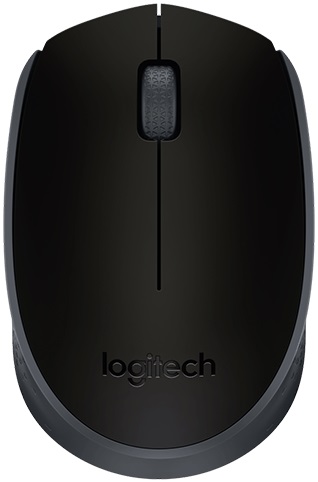 Мышь беспроводная Logitech M171 black (USB, оптическая, 1000dpi) (910-004424)