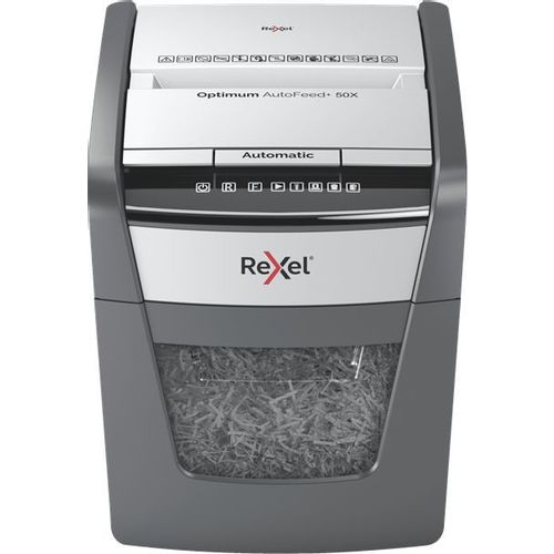 Шредер Rexel Optimum AutoFeed 50X черный с автоподачей (секр.P-4)