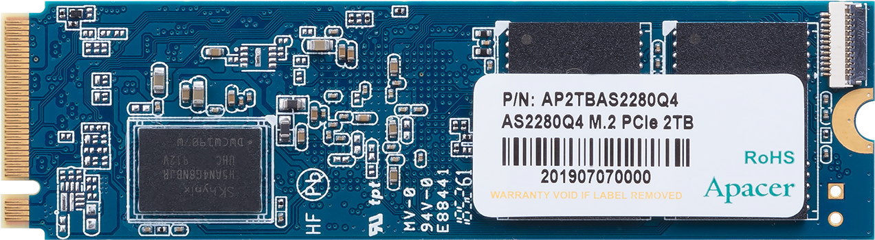 Твердотельный накопитель Apacer SSD AS2280Q4 1TB M.2 PCIe Gen4x4