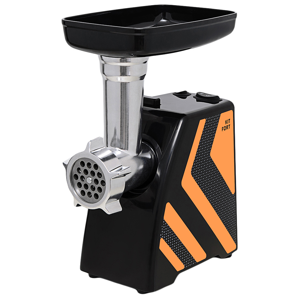 Мясорубка Kitfort KT-2101-3 1500Вт оранжевый/черный