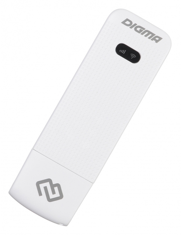 Модем 3G/4G Digma Dongle WiFi DW1961 USB Wi-Fi Firewall +Router внешний белый