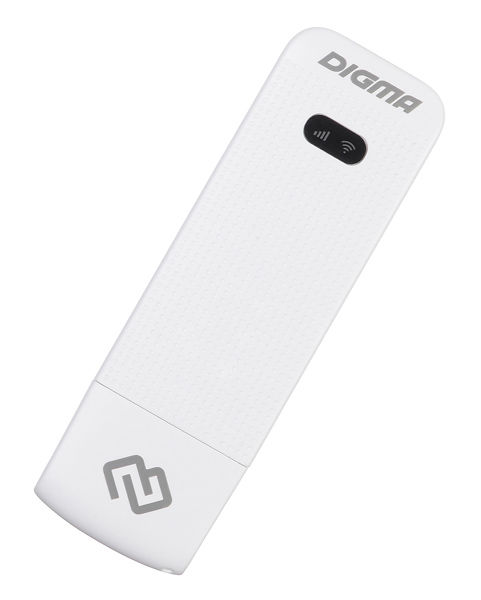 Модем 3G/4G Digma Dongle WiFi DW1961 USB Wi-Fi Firewall +Router внешний белый