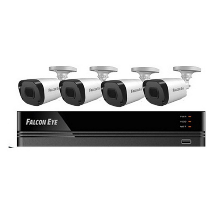 Комплект видеонаблюдения FALCON EYE  4CH + 4CAM KIT FE-2104MHD KIT SMAR
