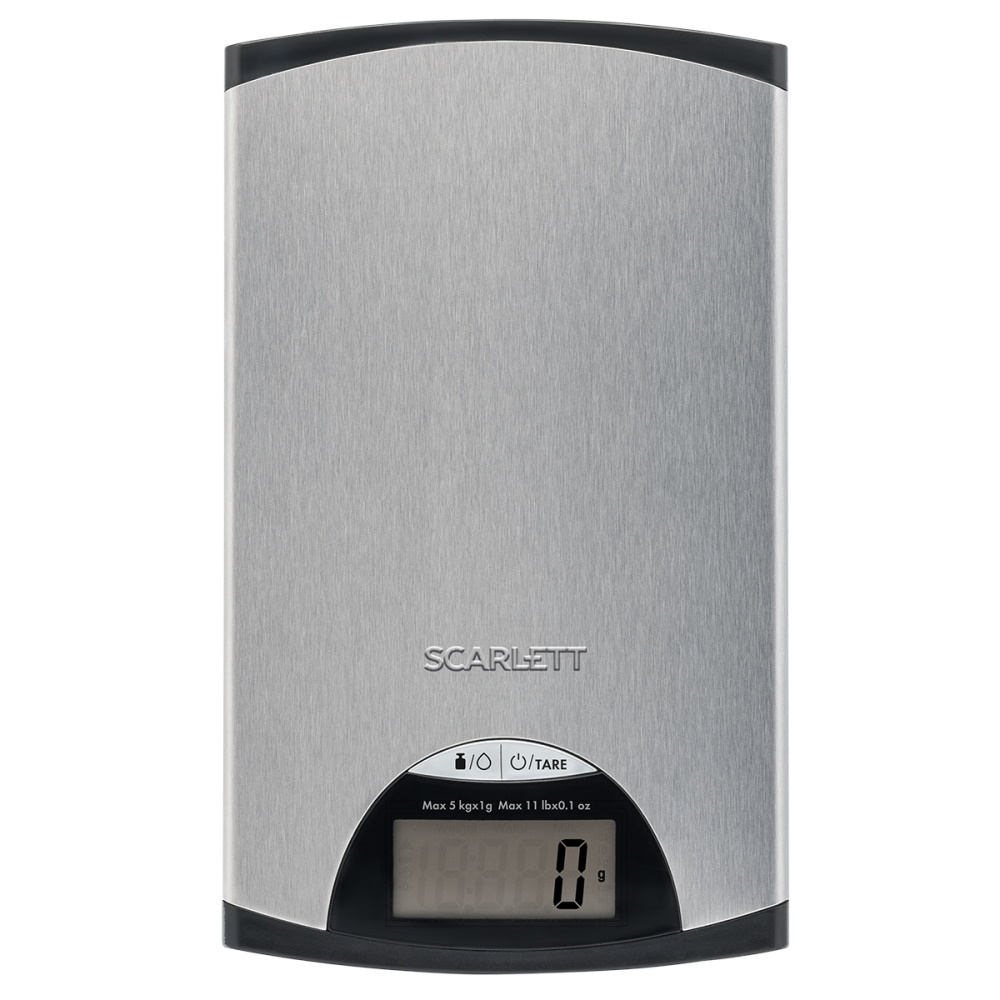 Кухонные весы Scarlett SC-KS57P97 серебристый/черный