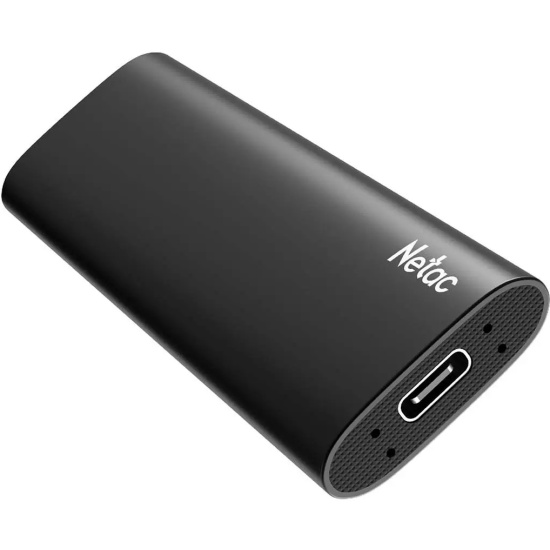 Внешний SSD накопитель 2000 ГБ Netac Z SLIM [USB 3.2 Gen2 (3.1 Gen2) Type-C, чтение - 550 Мбайт/сек]