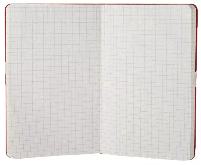 Блокнот Moleskine CLASSIC QP061R Large 130х210мм 240стр. клетка твердая обложка красный