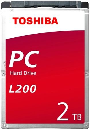 Жесткий диск HDD Toshiba SATA3 2Tb 2.5" L200 9.5mm 5400 128Mb