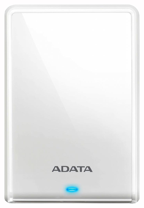 Жесткий диск внешний HDD ADATA USB3.1 1TB DashDrive HV620 Slim White