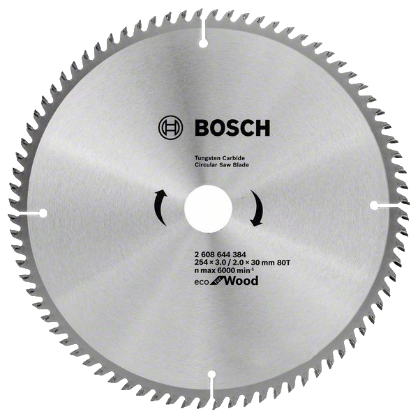Диск пильный по дер. Bosch 2608644384 d=254мм d(посад.)=30мм (циркулярные пилы)