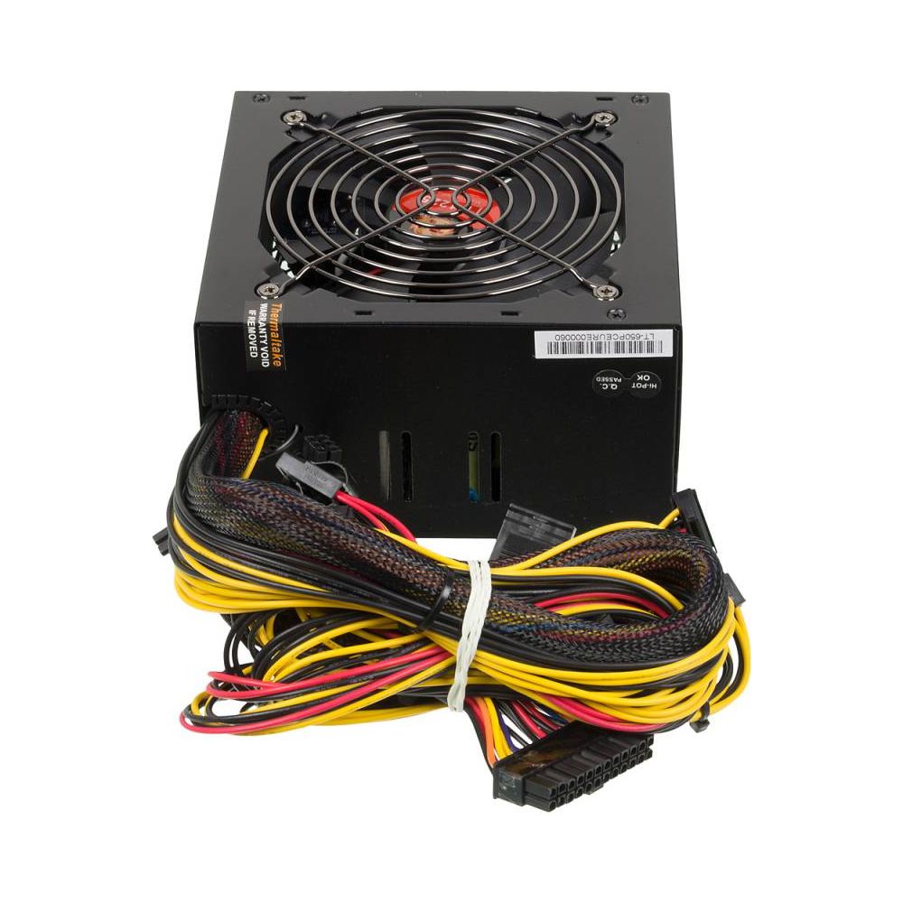 Блок питания Thermaltake ATX 650W LT-650P (24+4+4pin) APFC 120mm fan 5xSATA RTL