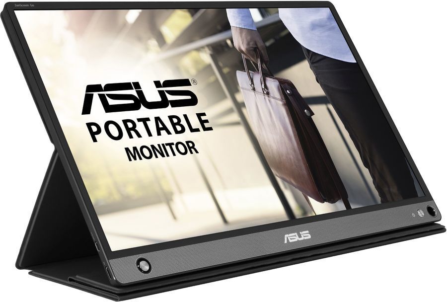 Монитор Asus 15.6" Portable MB16AHP черный IPS LED 16:9 M/M матовая 250cd 178гр/178гр 1920x1080 FHD USB