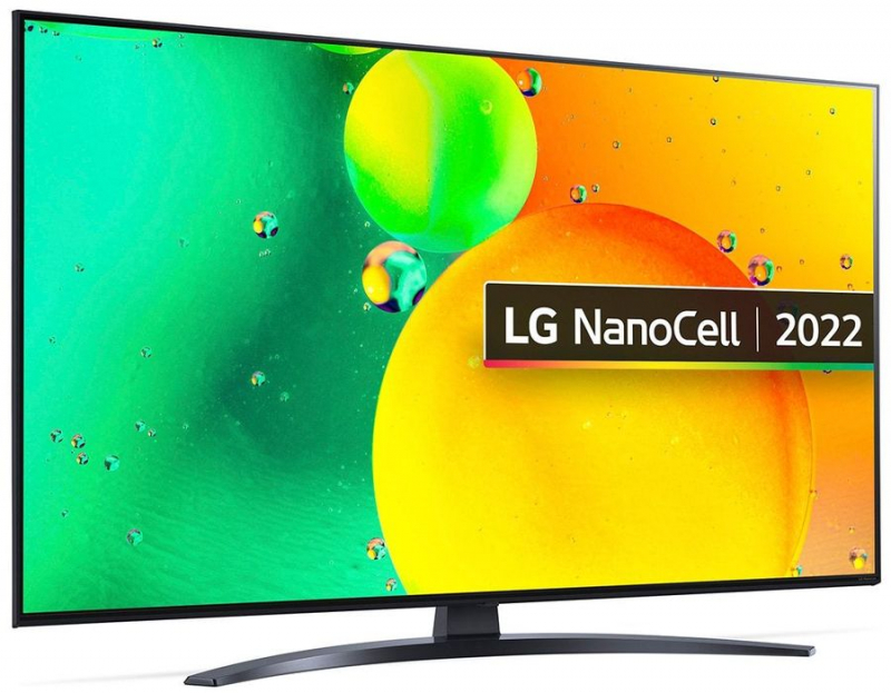 43" Телевизор LG 43NANO766QA.ARUB, NanoCell, 4K Ultra HD, синяя сажа, SMART TV, WebOS