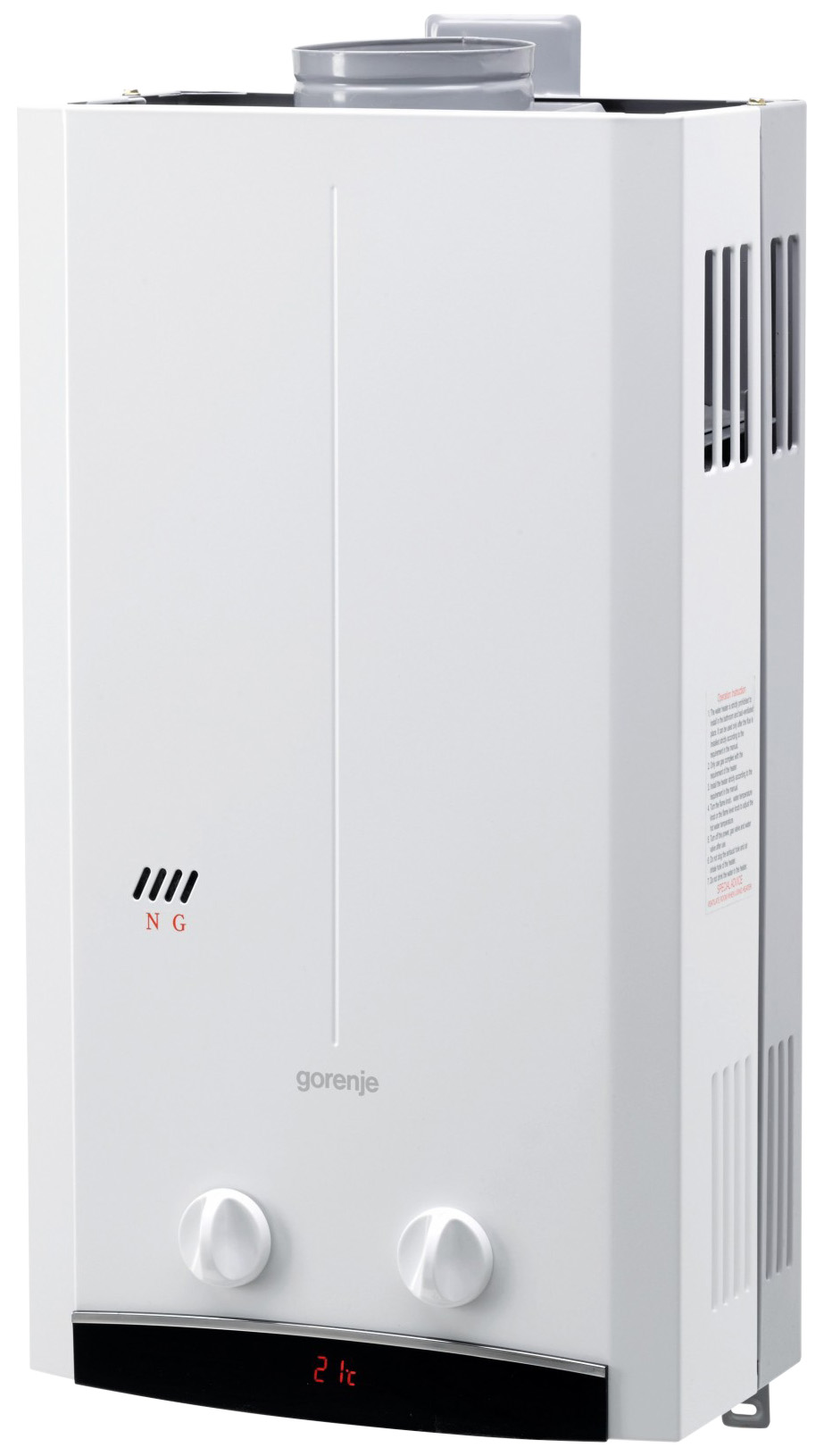 Водонагреватель проточный Gorenje GWH-10NNBW