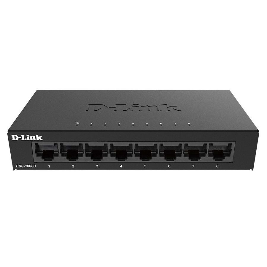 Коммутатор D-Link DGS-1008D/K2A [8xGbE]