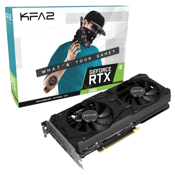 Видеокарта PCIE16 RTX3060 12GB LHR RTX 3060 CORE 12GB KFA2
