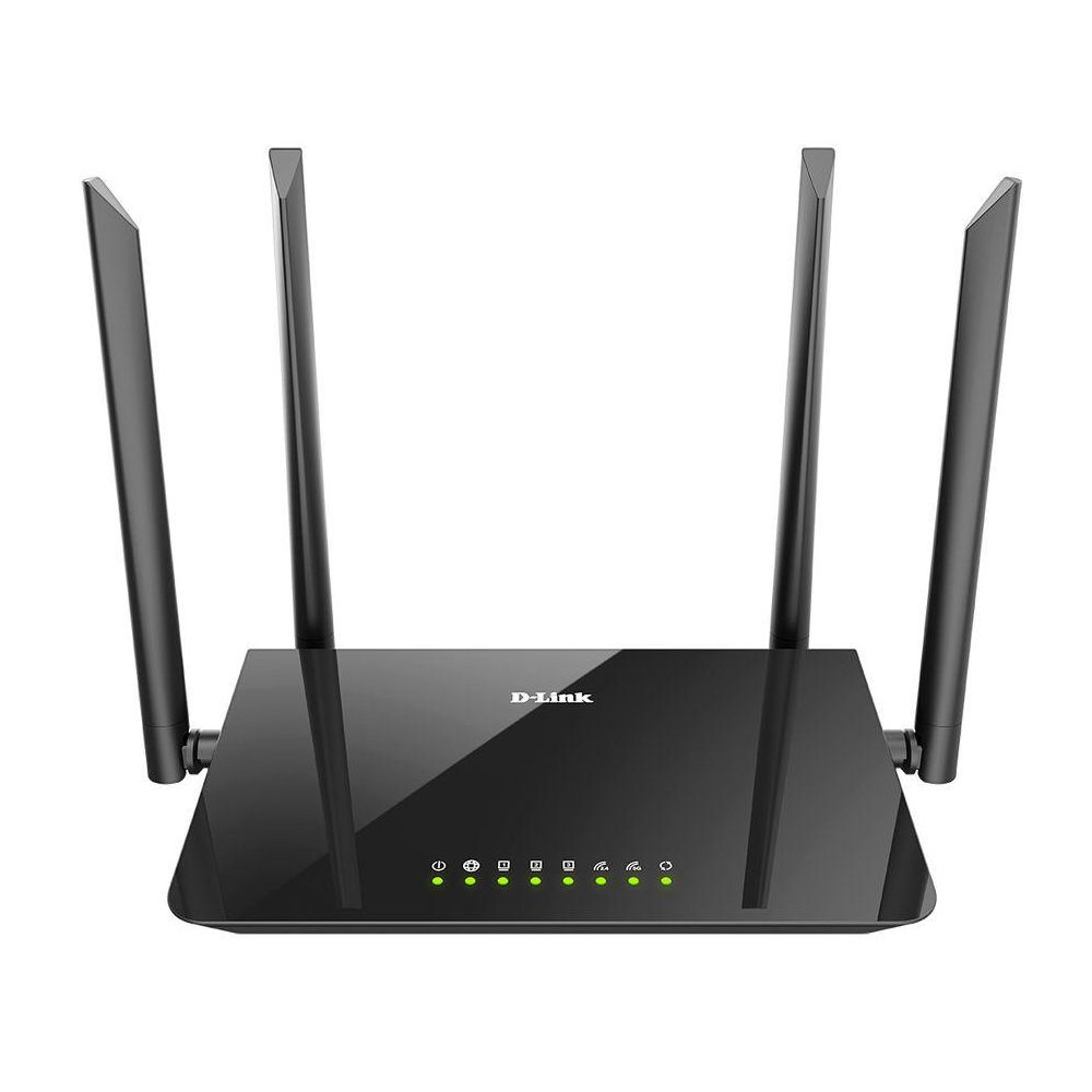 Роутер беспроводной D-Link DIR-843/RU (DIR-843/RU/B1A) 10/100/1000BASE-TX черный