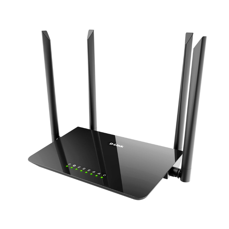Роутер беспроводной D-Link DIR-843/RU (DIR-843/RU/B1A) 10/100/1000BASE-TX черный