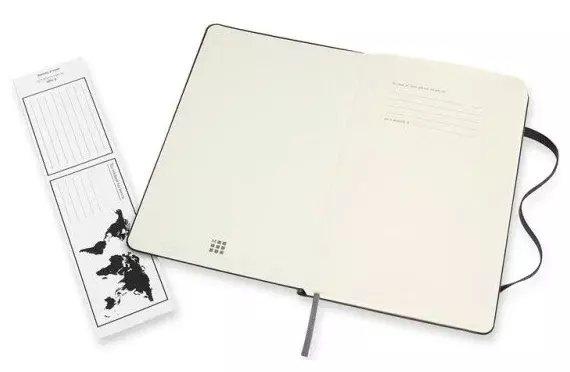 Блокнот Moleskine CLASSIC DOUBLE NB313HBK Large 130х210мм 240стр.