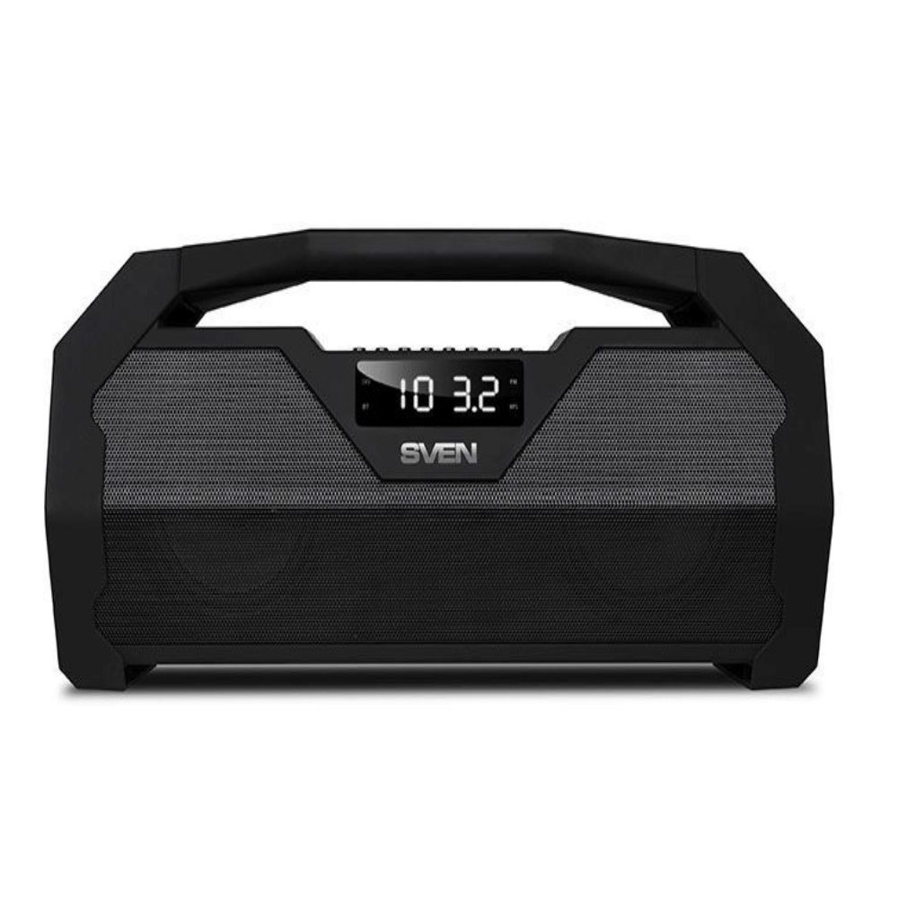 Колонка порт. Sven PS-470 черный 18W 2.0 BT/3.5Jack/USB 10м 1800mAh (SV-015244)