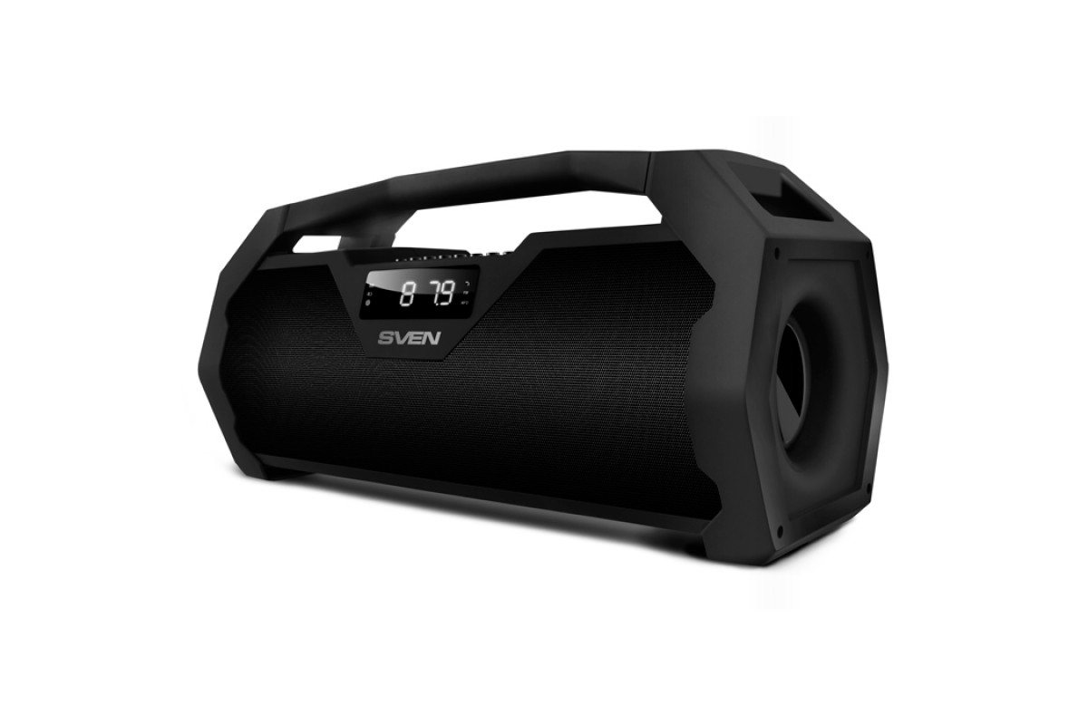 Колонка порт. Sven PS-470 черный 18W 2.0 BT/3.5Jack/USB 10м 1800mAh (SV-015244)