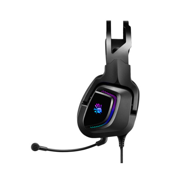 Наушники с микрофоном A4Tech Bloody G570 черный/серый 2м мониторные USB оголовье