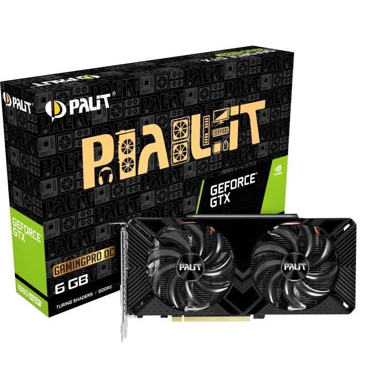 Видеокарта PALIT GeForce GTX 1660 Super Gp OC 6G (NE6166SS18J9-1160A-1)