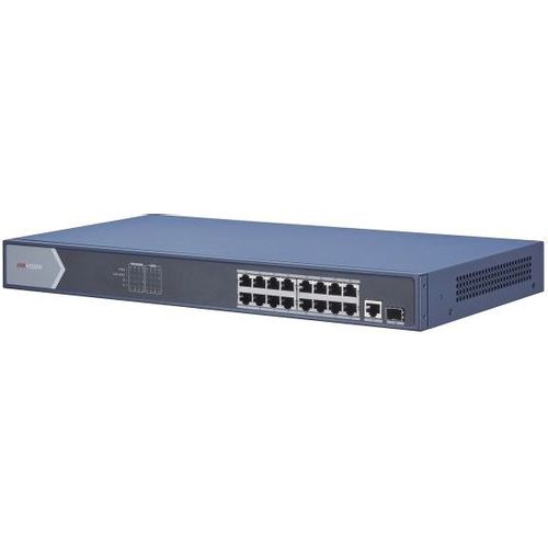 Коммутатор Hikvision DS-3E0518P-E 17G 1SFP 16PoE+ 230W неуправляемый