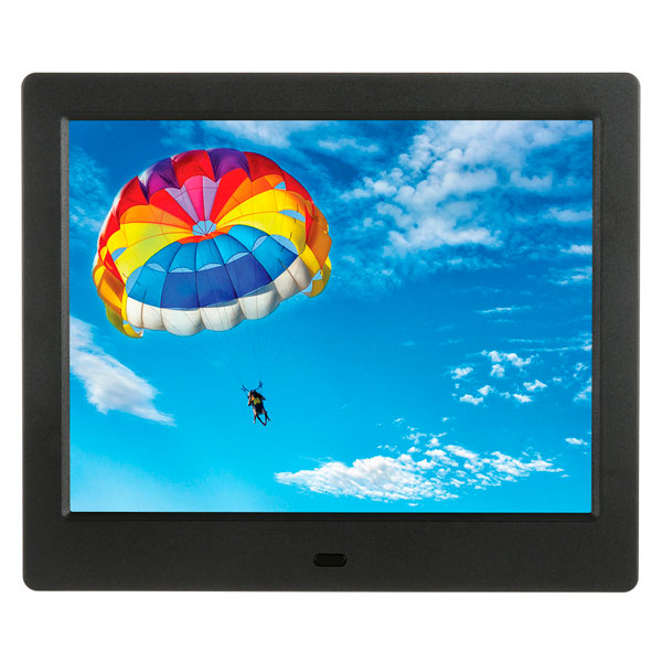 Фоторамка Digma 8" PF-843 IPS 1024x768 черный пластик ПДУ Видео
