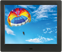 Фоторамка Digma 8" PF-843 IPS 1024x768 черный пластик ПДУ Видео