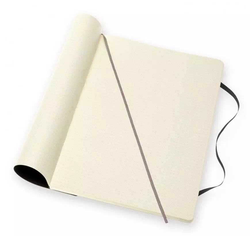 Блокнот Moleskine CLASSIC SOFT QP644 A4 192стр. пунктир мягкая обложка черный