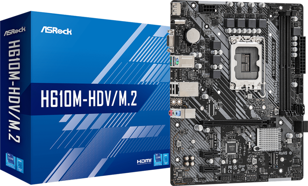 Материнская плата H610M-HDV/M.2, RTL