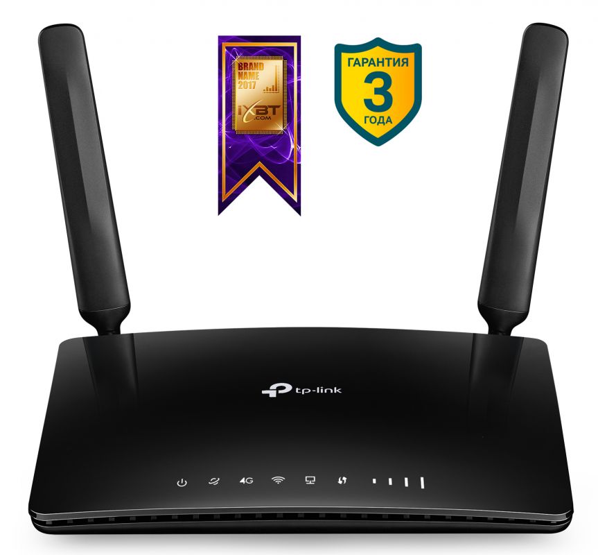 Wi-Fi роутер TP-LINK TL-MR6400, v5 черный