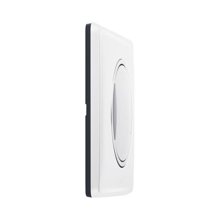 Умный беспроводной выключатель Legrand серия Celiane with NETATMO, Цвет Белый. Выключатель 1-клавишный, Управление со смартфона, Zigbee 2,4 ГГц. Рамка в комплекте.
