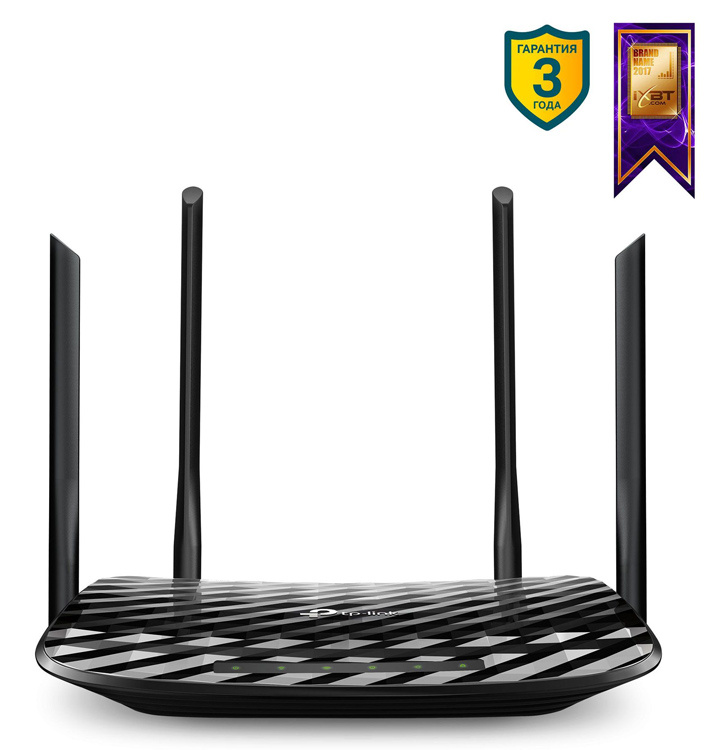 Wi-Fi роутер TP-LINK Archer C6, черный
