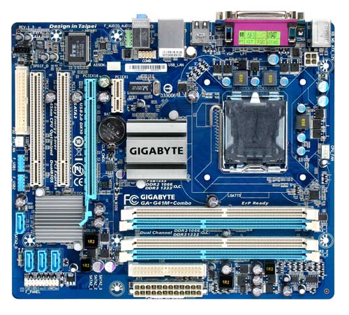 Материнская плата GA-G41M-COMBO-GQ, Socket 775, mATX
