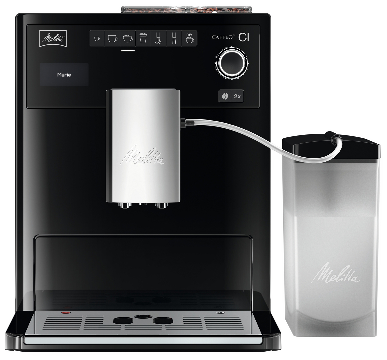 Кофемашина Melitta Caffeo E 970-103 CI 1450Вт черный