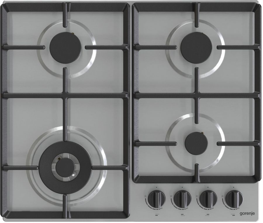 Газовая варочная панель Gorenje GW641EBX, серебристый, 737659