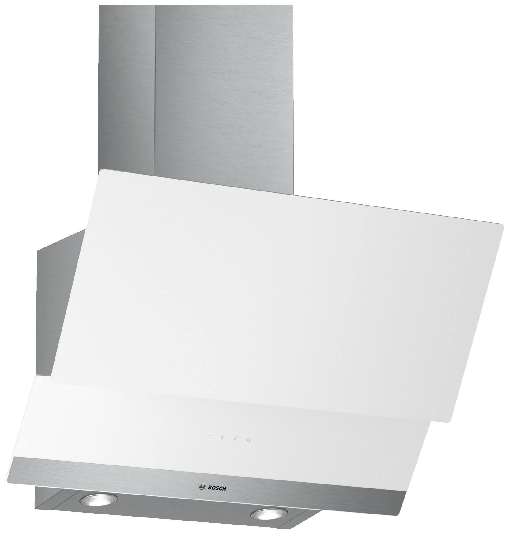 Вытяжка каминная Bosch DWK065G20R белый управление: сенсорное (1 мотор)
