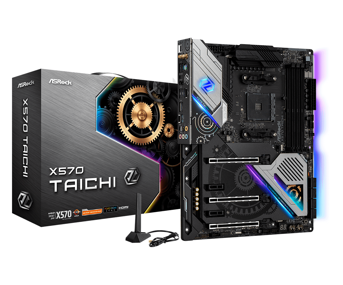 Материнская плата AMD X570 SAM4 ATX X570 TAICHI ASROCK