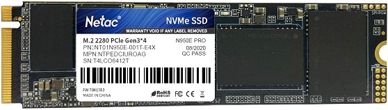 SSD диск Netac N950E Pro 1ТБ (NT01N950E-001T-E4X)