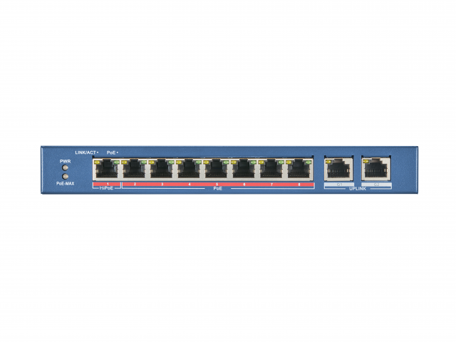 Коммутатор 8PORT 10/100M POE DS-3E0310P-E/M HIKVISION