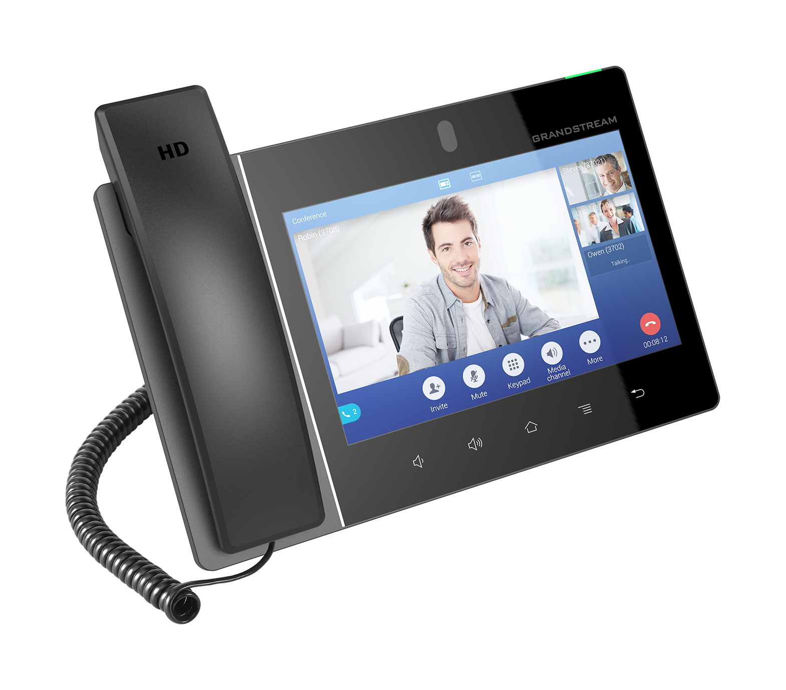 Видеотелефон IP Grandstream GXV-3380 серый