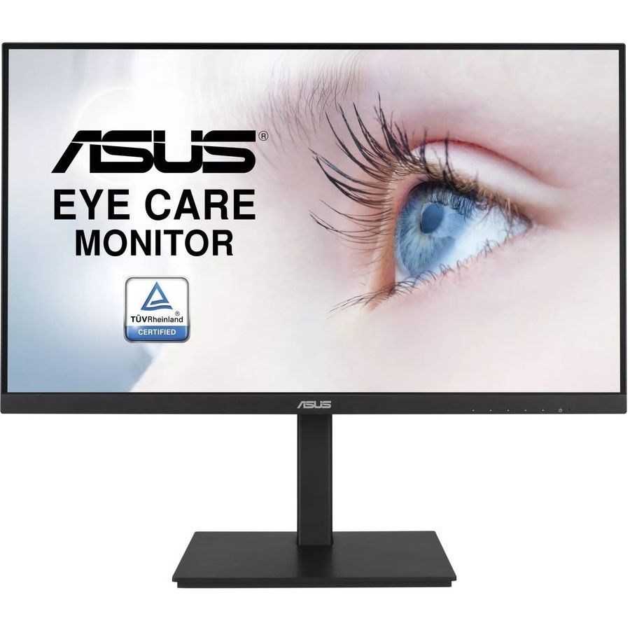 Монитор ASUS VA24DQSB 23.8" WLED IPS monitor, 16:9, 1920x1080, 5ms(GTG), 75Hz, 250 cd/m2, 80M :1, 178°(H), 178°(V), HDMI, D-Sub, DP, USB Hub, Kensington lock, Speakers 2W x 2 Stereo, VESA 100x100 mm (MiniPC kit optional), HAS, Swivel (+180° ~ -180°), Pivot,