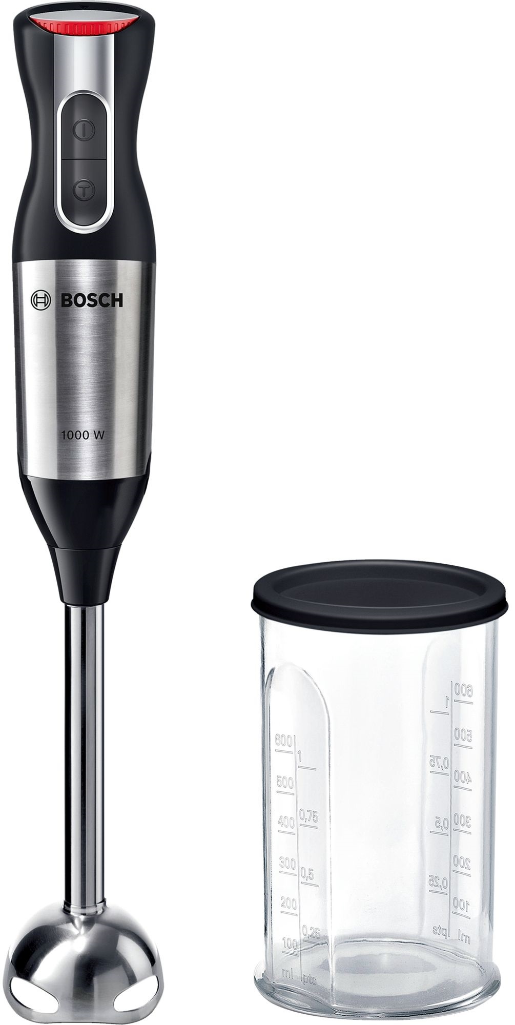 Блендер погружной Bosch MS62M6110 1000Вт черный