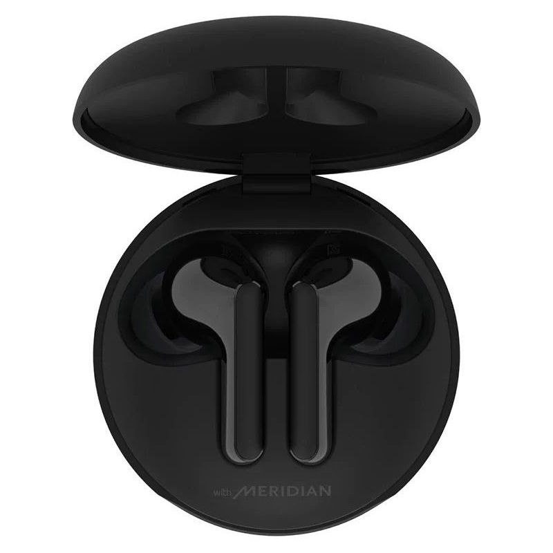 Гарнитура вкладыши LG Tone Free HBS-FN4 черный беспроводные bluetooth в ушной раковине