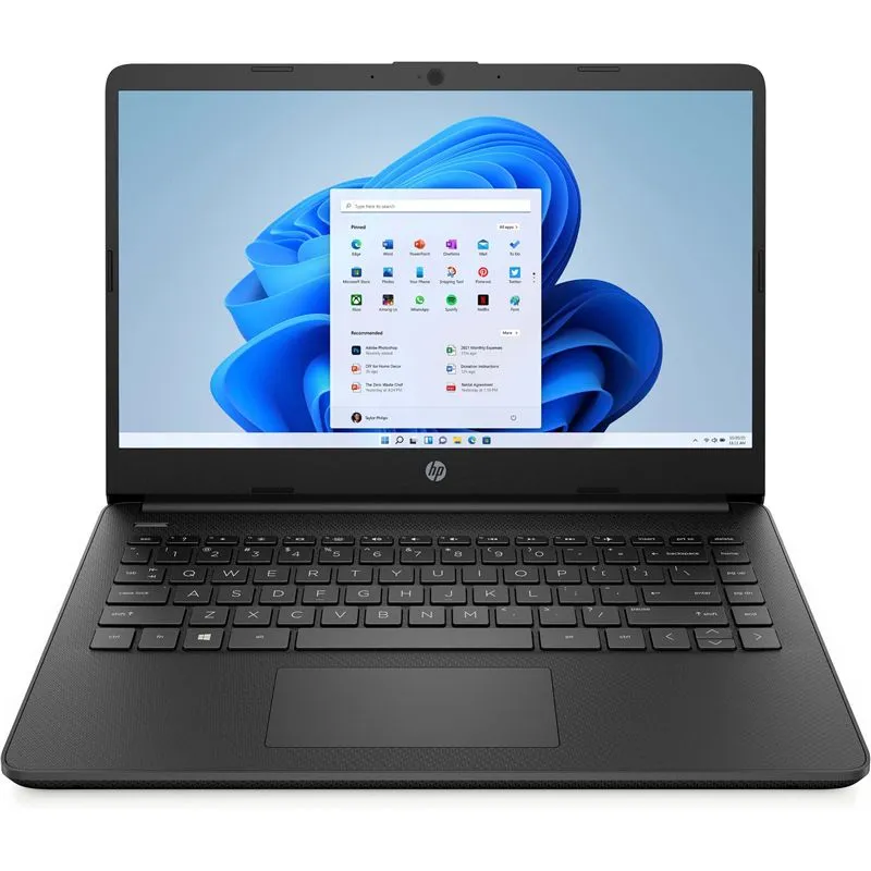 Ноутбук  HP14s-fq0059ur 14"(1366x768)/AMD  3020e(1.2Ghz)/4Gb/256Gb  /41WHr/Jet Black/WinHome