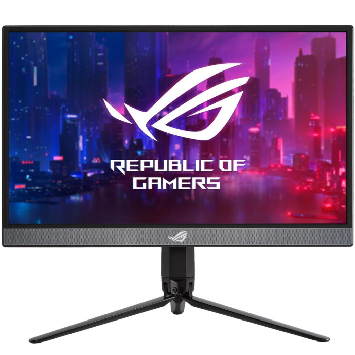 Монитор ASUS ROG Strix XG17AHP Portable Gaming Monitor, 17.3", IPS, FHD (1920x1080), IPS, 240Hz, 300 cd/㎡, 3ms, Speakers , Adaptive-sync, Non-Glare, USB Type C, Micro-HDMI, Built-in battery for laptop camera console, Smart case, Eyecare