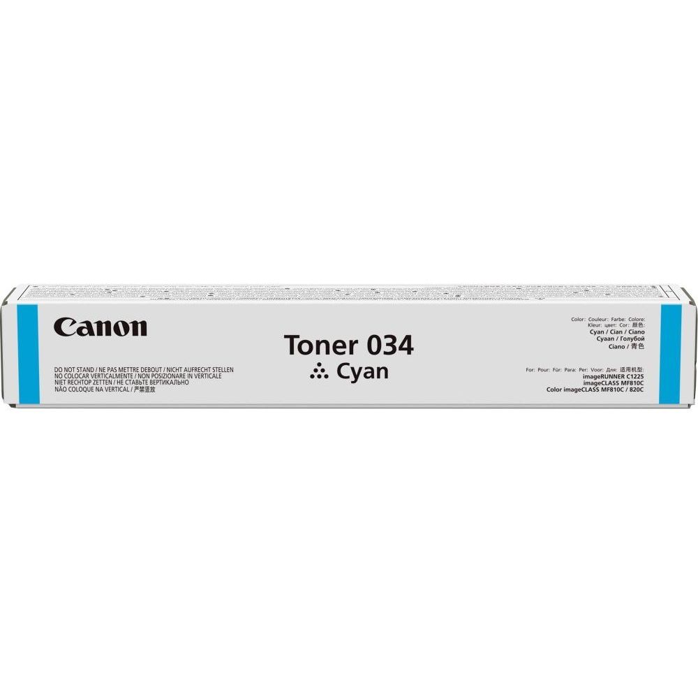 Тонер Canon 034 9453B001 голубой туба для копира iR C1225iF